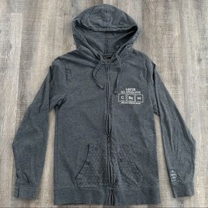 Adult Small Disney Parks Marvel Campus Web Slinger Full Zip Hooded Sweatshirt